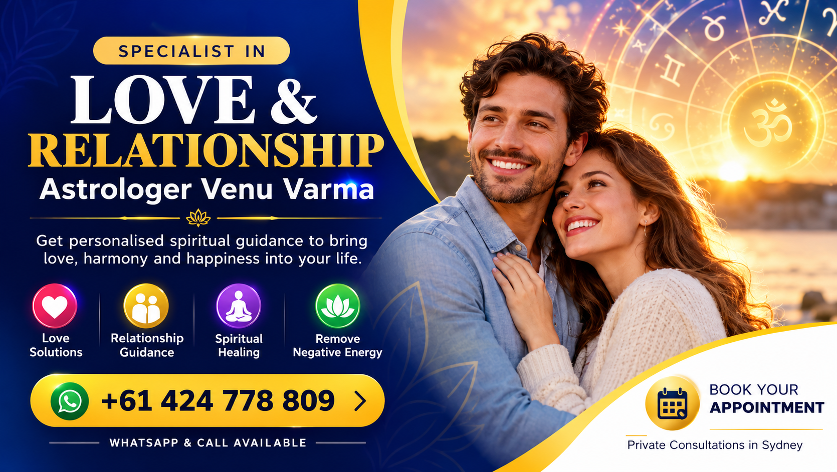 Astrologer Venu Varma Sydney relationship guidance
